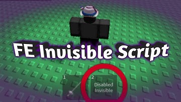 FE Invisible Tool! 🔥 Roblox Mobile Exploiting