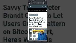 Peter Brandt Offers To Let Users Guess Pattern On Bitcoin Chart