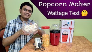 [Eng] How many Watts to Make Hot Yummy Popcorns? Popcorn Maker Power Consumption Wattage Live Test screenshot 5
