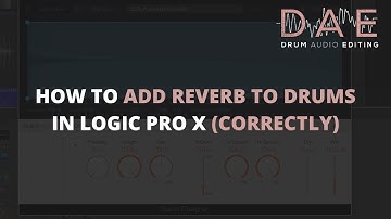 Adding Reverb To Your Drums in Logic Pro X (Tip #3/7)