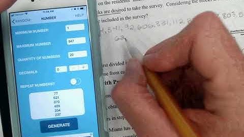 1.3 Video Notes: Other Sampling Methods Part 2