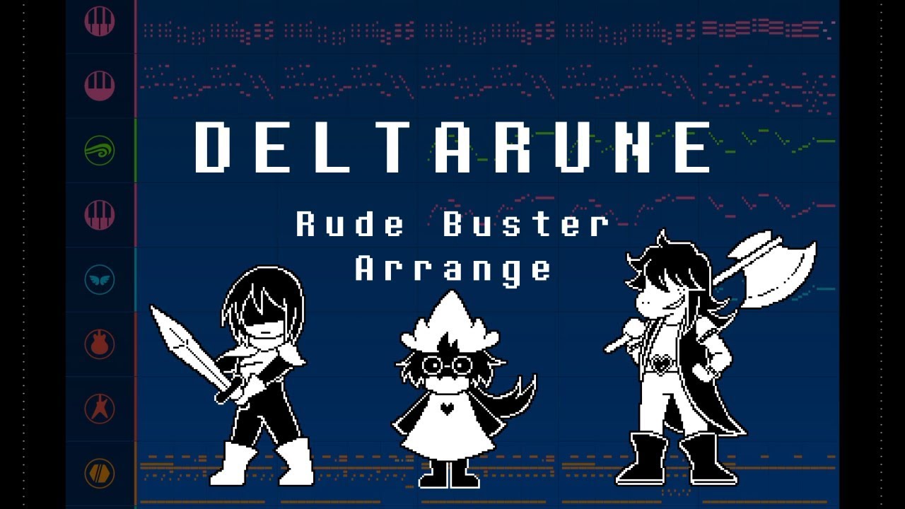 Susie Using Rude Buster 【Deltarune】Rude Buster (Arrange) - YouTube