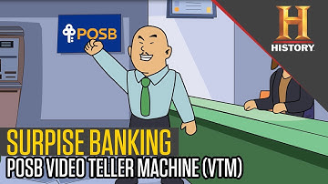 Simon Yin Surprises Customers Using POSB Video Teller Machine (VTM) | The History Hustle