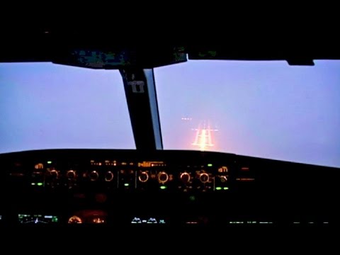 LTU A330 COCKPIT Dusseldorf to Beijing (2004)