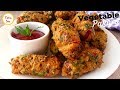 Mix Vegetable and Shrimp Pakora for kids Tiffin Box || How to make Vegetable Cutlet