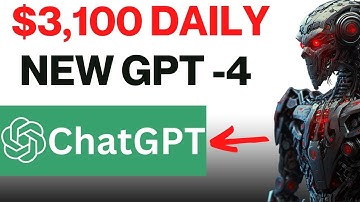Chat GPT 4 Earns $3,100 Daily For Beginners CHAT GPT 4 WAY TO MAKE MONEY ONLINE FOR BEGINNERS
