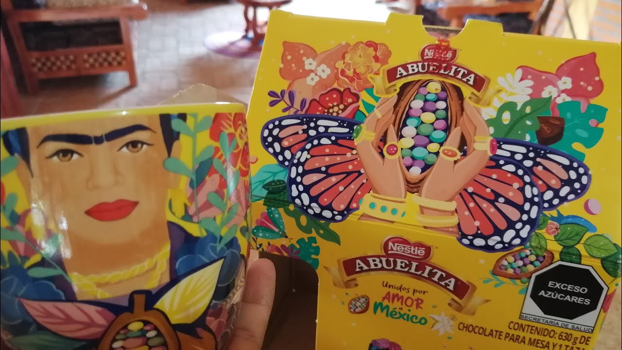 Nueva colección de tazas de chocolate abuelita de (frida kahlo) ☕☕☕