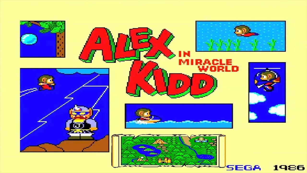 ALEX KIDD IN MIRACLE WORLD Gameplay Sega Master System YouTube