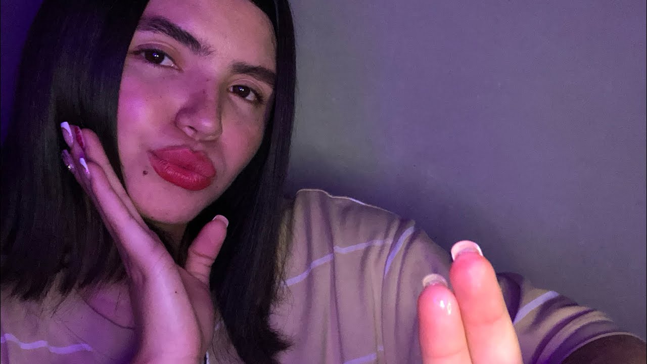 Asmr visual, mouth sounds, b3sos, sp1t pa1nt1ng💦