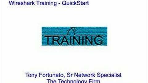 OSTU - Quickstart Guide for Wireshark (by Tony Fortunato)