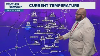 Frigid temperatures persist in Kentucky, Indiana | Jan. 29, 2026 Noon weather