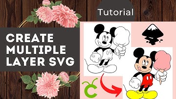 How To Turn a Single Layer Image Into a Multiple Layer SVG I Cricut I Inkscape