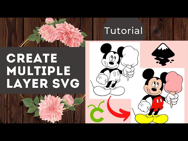 Download How To Turn A Single Layer Image Into A Multiple Layer Svg I Cricut I Inkscape Youtube