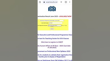 How to check cs executive june attempt exam result 2023|CS Executive Result 2023 out now🤯|cs results
