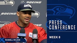 Seahawks Quarterback Russell Wilson Week 8 Press Conference