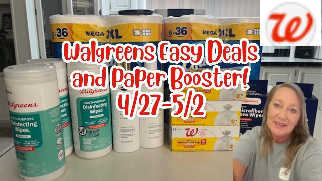 Walgreens Easy Deals This Week & Booster! 4/27 - YouTube