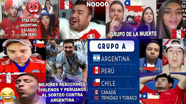MEJORES REACCIONES DE CHILENOS Y PERUANOS AL PEGAR ARGENTINA EN EL SORTEO DE LA COPA AMÉRICA 2024