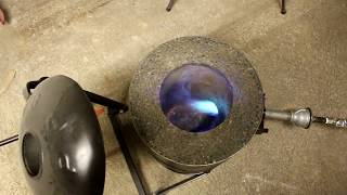 fabrication d&#39;un bruleur de forge/ DIY forge burner