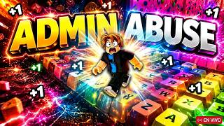 ADMIN ABUSE +999 SPEED KEYBOARD ESCAPE ROBLOX  CANDY & CHOCOLATE ( NIVEL IMPOSIBLE) screenshot 5