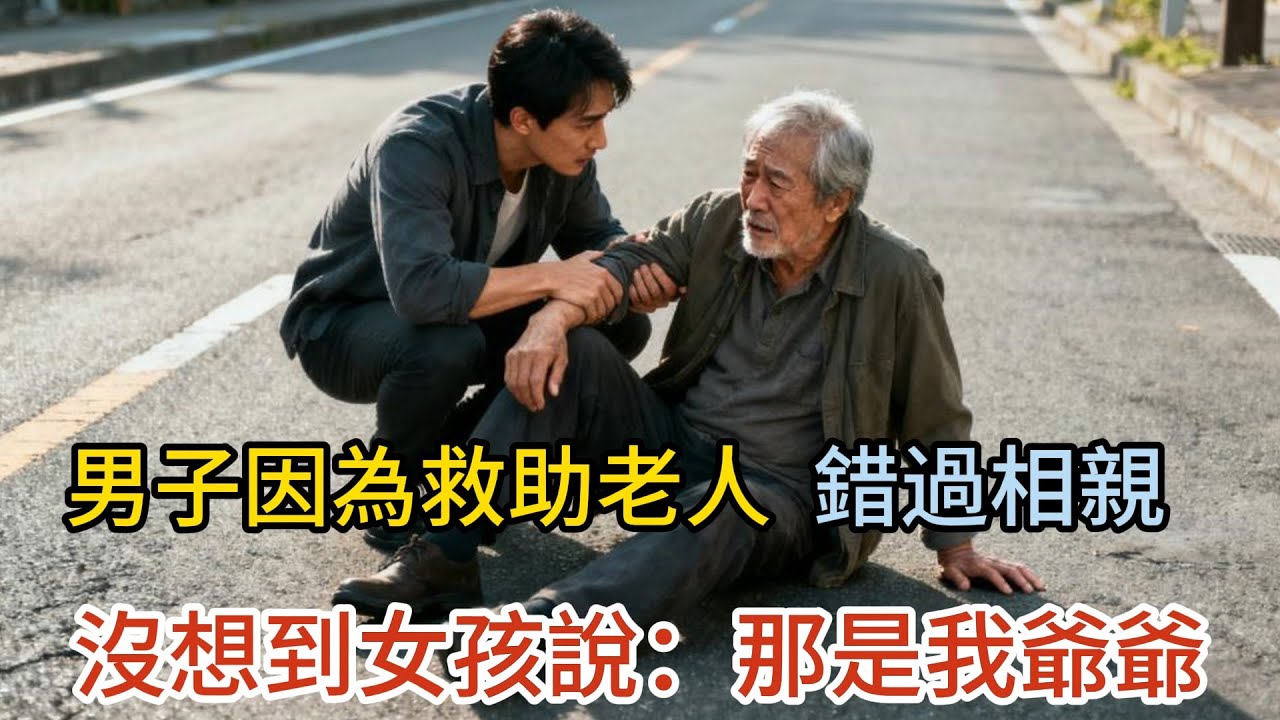 男子因為救助老人，錯過相親，沒想到相親對象說：那是我爺爺……  #情感#故事#故事分享#正能量#亲情#故事频道#爱情