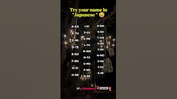 🔠 Type your name in Japanese! 🇯🇵😄 | instagram reels | fake tweet reels #shorts #faketweet #relatable