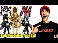 Creative Titan Skibidi Toilet Building Blocks Set Christmas Kids Gifts Unboxing And