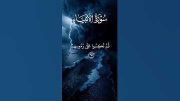 ياسر الدوسري سورة الأنبياء  #راحة_نفسية #قران_كريم #آيات #ياسر_الدوسري #صوت_جميل #الأنبياء