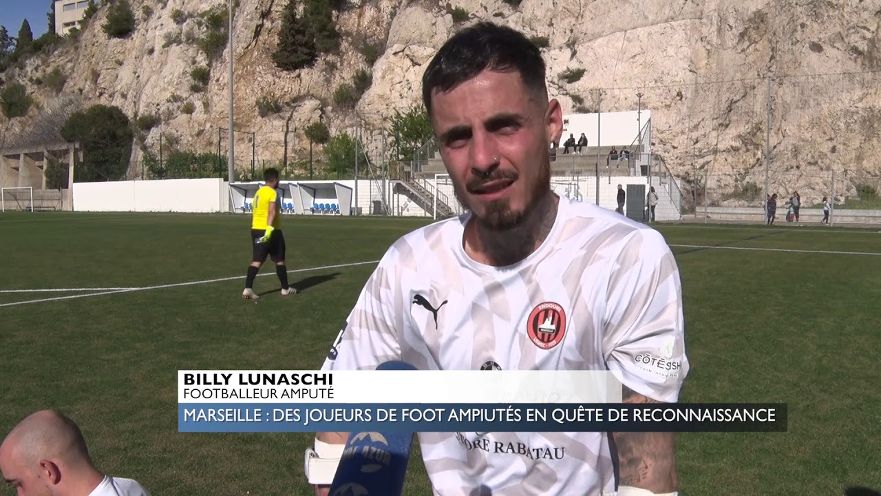 Marseille : des joueurs de foot amputés en quête de reconnaissance