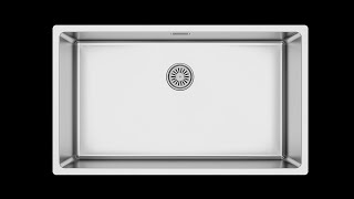 Hochwertige Edelstahlspüle. Installation Als Aufsatz, Einbau Oder Unterbauspüle Möglich 750X440X200