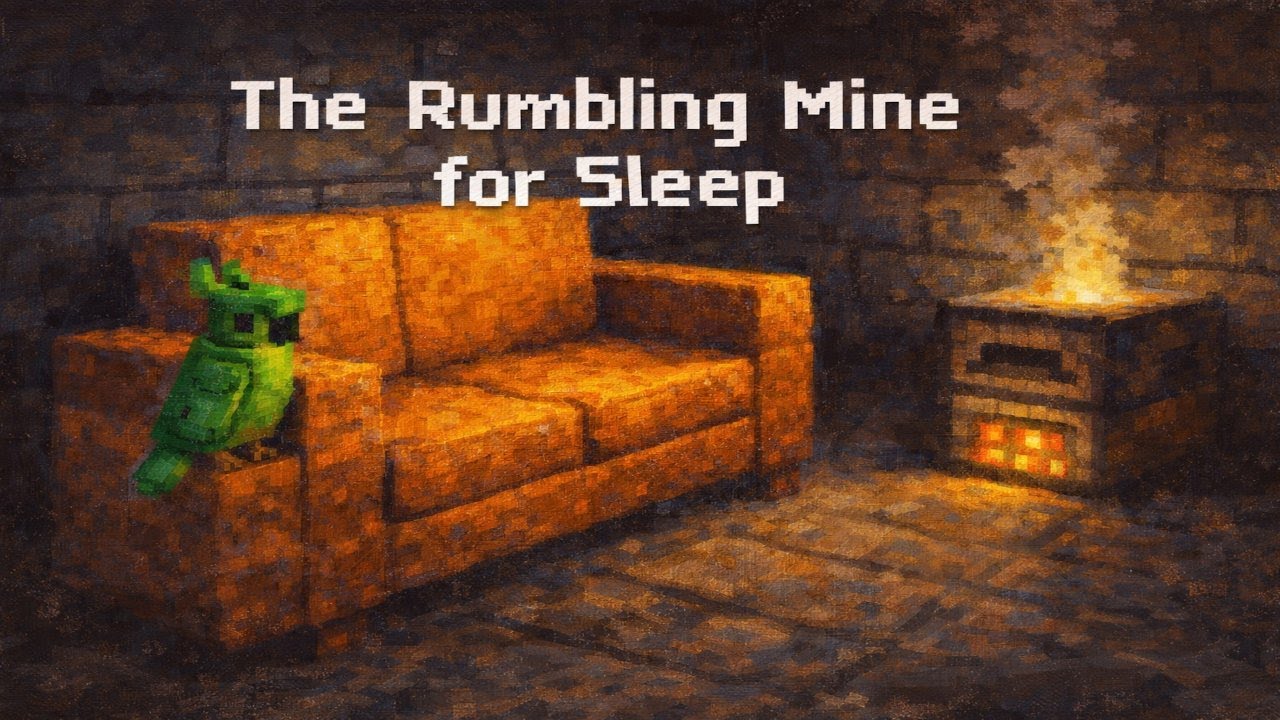 8 Hours of Minecraft Mining Sounds ⛏️ | Deep Cave Ambience for Sleep, Relaxation & Focus