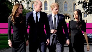 Меган Маркл и принц Гарри встретились с Кейт Миддлтон и принцем Уильямом после смерти Королевы.