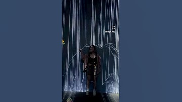 Interactive Digital Art, Team Lab Awsome Experience #art #flowers #rain