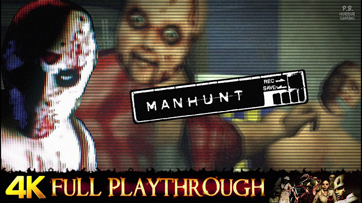 MANHUNT | FULL GAME Walkthrough Gameplay No Commentary 4k/60FPS/16:9 (Widescreen) 🔞