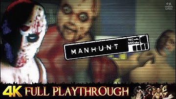 MANHUNT | FULL GAME Walkthrough Gameplay No Commentary 4k/60FPS/16:9 (Widescreen) 🔞