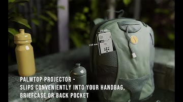 AAXA LED Pico+ Mini Projector - Wireless Mirroring, 2-Hour Battery, Mini-HDMI, Portable Projector