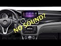 Mercedes benz  no sound usb aux ntg 45 47 android navi top dash display media system