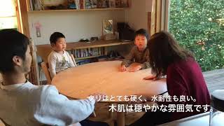 丸テーブルのオーダーを頂き、納品に行ってきました(^^)【46】