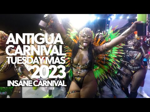 Antigua Carnival 2023 - Tuesday Pretty Mas with Insane Carnival LIVE