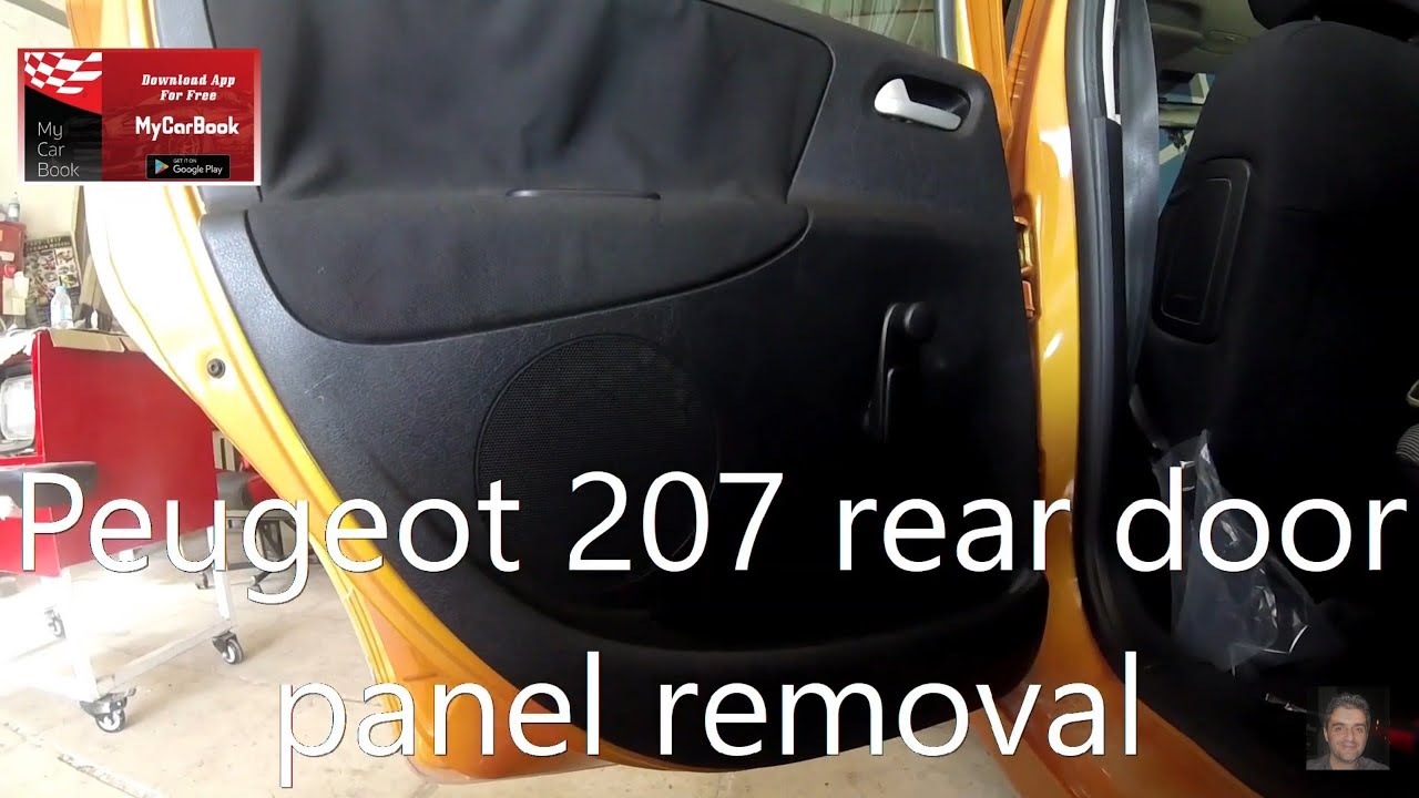 Peugeot 307 door panel removal 