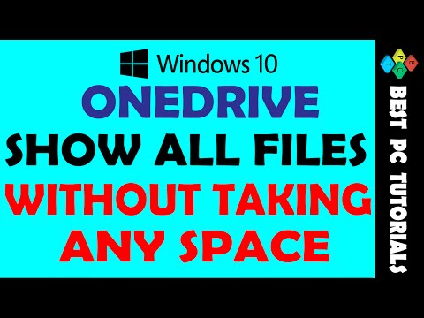 OneDrive-Show files without taking Space in Windows 10