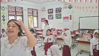 Latihan Nari di SDN 060879 Tugas Mata Kuliah Pengembangan Kreativitas Seni Budaya SD