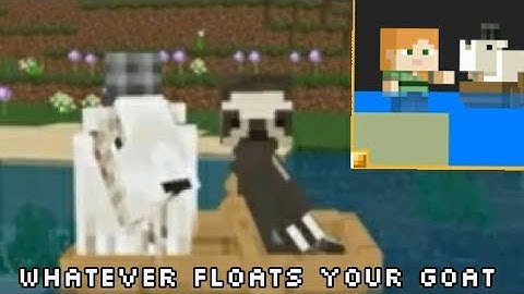 minecraft _ Whatever Floats your Goat achievement. #shorts