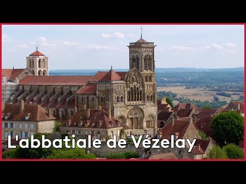 Vézelay vue du ciel