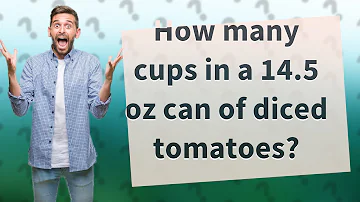 Kolik šálků čerstvých rajčat nakrájených na kostičky je v plechovce?