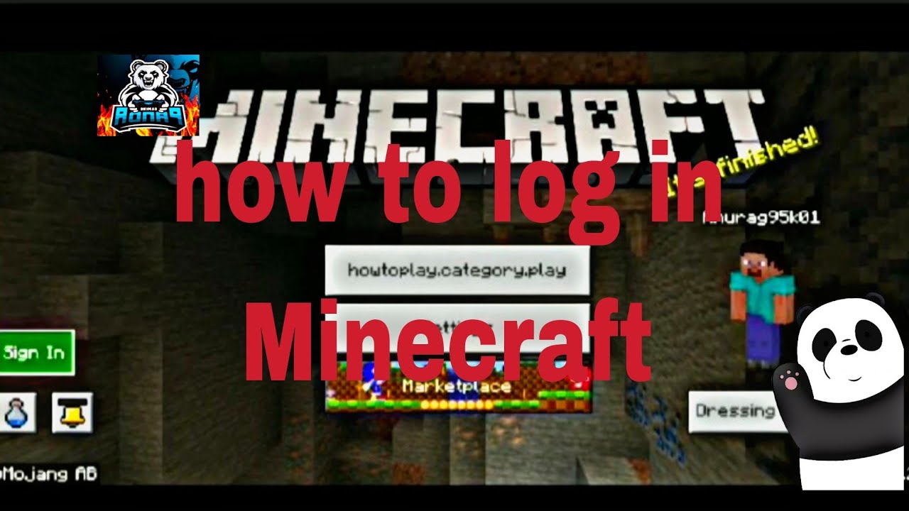 Beta. Log Inj how to beta log in in Minecraft - YouTube