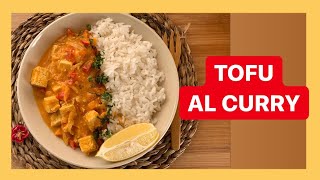 Como hacer ? TOFU AL CURRY ? con leche de coco  || Recetas veganas 