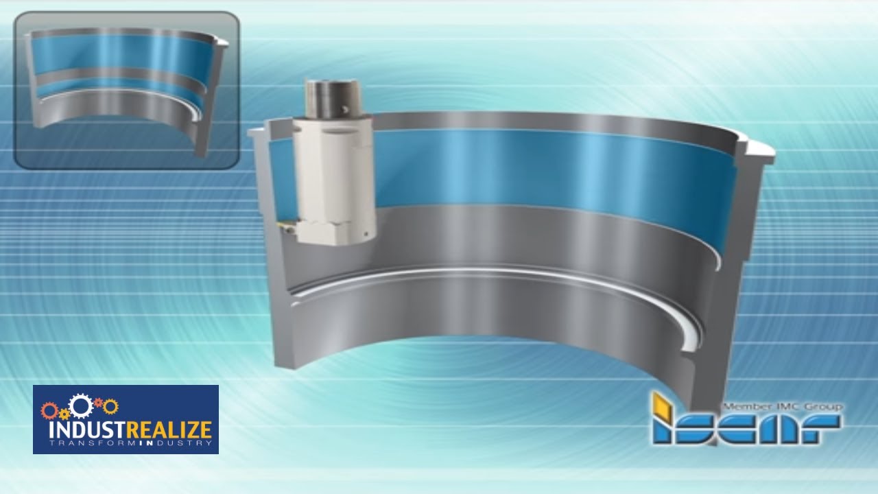 ISCAR Industrealize -  Aerospace - Jet Engine Case - Internal Groove-Turning