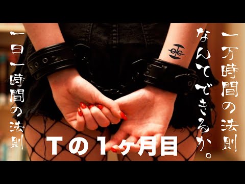 一万時間の法則なんてできねえ。1年間1日1時間の法則試してみた。Tの1ヶ月目