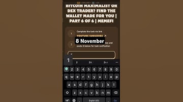 Bitcoin Maximalist or DEX Trader? Find the Wallet Made for You | Part 6 of 6 | MemeFi | #memefi