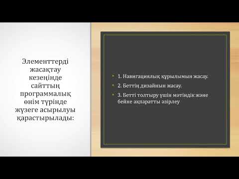 Кәсіби-салалар бойынша Web- сайттарды құрастыру. Web-портфолиоқұрастыру.